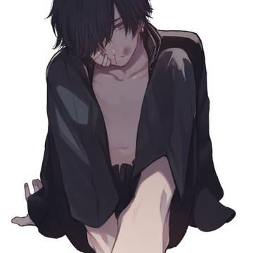 boy, black hair, young boy / 矜持-kyouji-