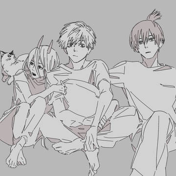 Chainsaw Man, Hayakawa family, Denji (Chainsaw Man) / 肖像