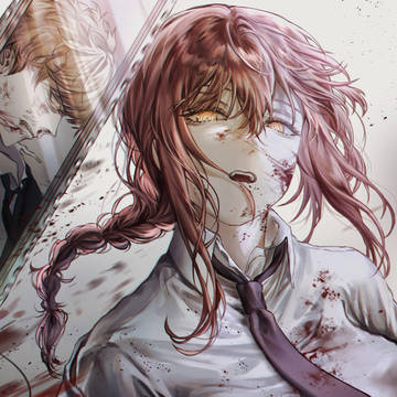 Chainsaw Man, Makima, denji / chainsaw