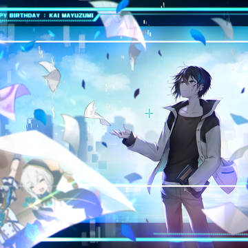 Nijisanji, Kai Mayuzumi, Meshers / にじさんじ　イラストまとめ（ほぼ黛）
