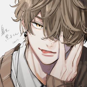 creation, boy, mole / 鼻先黒子くん2