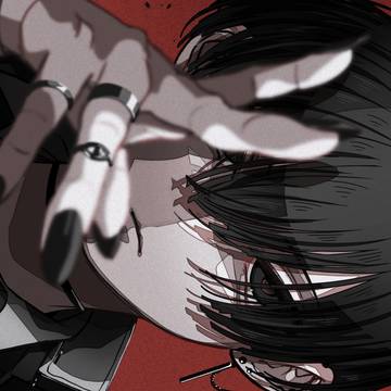 original, piercing, black hair / 見