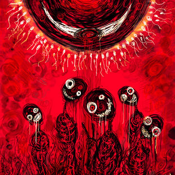 original, creation, scary picture / 『家族写真』