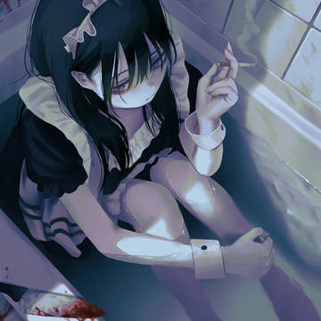 original, girl, maid / 無題