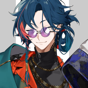 Nijisanji, sunglasses, Virtual YouTuber 500+ bookmarks / 鍵屋