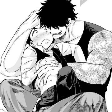couple with huge physical difference, boys love, original bl / 二人の出会いちょっとだけ（Eng翻訳有）