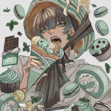 original, chocolate mint, original 1000+ bookmarks / チョコミント