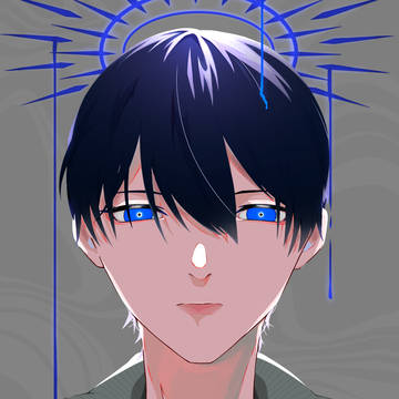original, digital illustration, boy / 天使