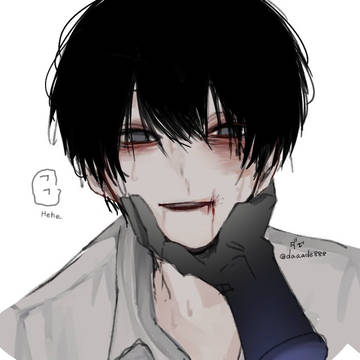 creation, black hair, boy / がんばったよ