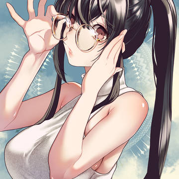 original, girl, glasses / 眼鏡七さん