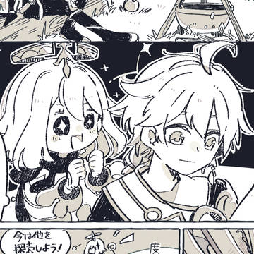 Genshin Impact, Aether (Genshin Impact), Paimon (Genshin Impact) / 原神プレイ日記 テイワットの思い出