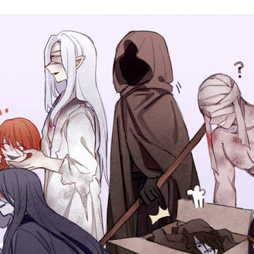 fanart, Mr.Scarlet, homicipher / ✿ Together + Right?  ✿