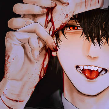 creation, original, black hair / 無題