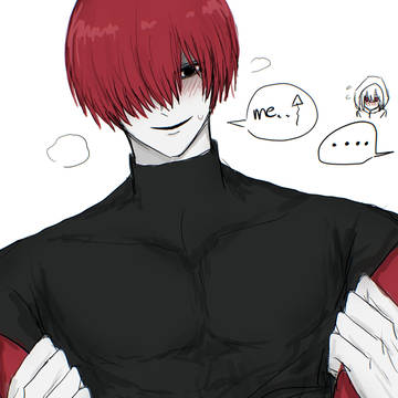 homicipher, mrscarletella, fanart / 赤い傘の男