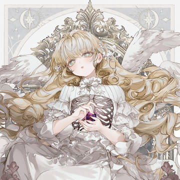 original, angel, original 5000+ bookmarks / 大聖騎士ルルリアと悪魔の子