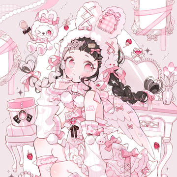 C105, girl, original / Angelic Girls