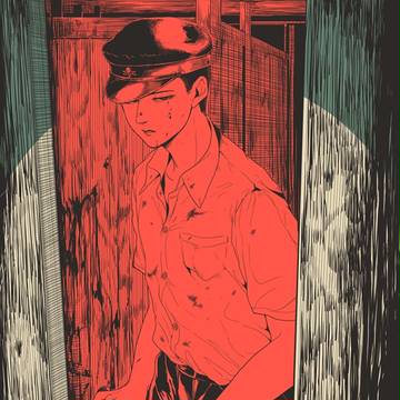 original, aesthetic, red and black / 徒事