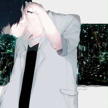original, boy, night view / 喧騒と孤独