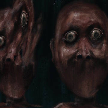 human, if you see this you will die, don't look / 不安