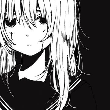 original, high school girl, blood / 「　　　」