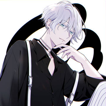 original, white hair, boy / △▼