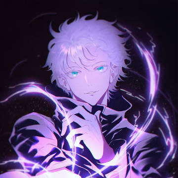 Satoru Gojo, Jujutsu Kaisen, Jujutsu Kaisen 500+ bookmarks / 虚式「茈」