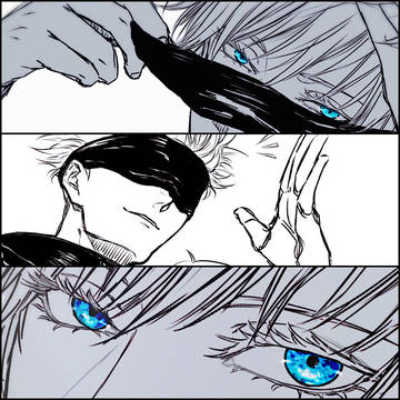 Jujutsu Kaisen, Satoru Gojo, doodle / 五条悟らくがきログ4