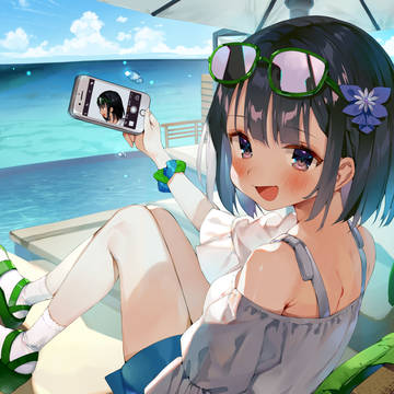 original, girl, FamilyMart / サマーバケーションあやかちゃん