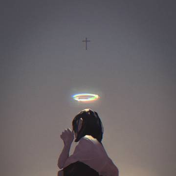 original, girl, background / 浜