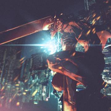 Chainsaw Man, Denji (Chainsaw Man), night view / Chainsaw Man