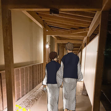 boys love, original bl, male high school student / 【妄想男子高校生】旅館で出会ったカップル