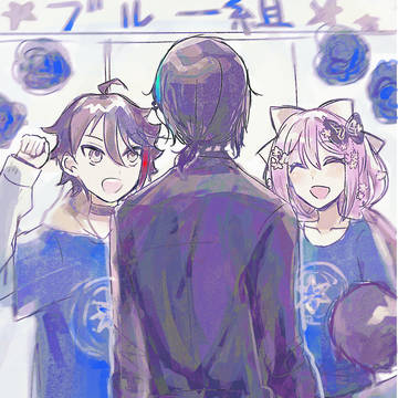 Nijisanji, Akina Saegusa, Kai Mayuzumi / 文化祭