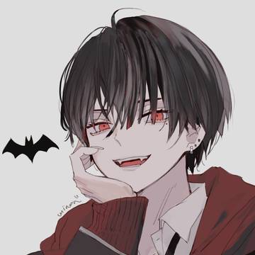 fanart, illustration, Kuzuha / 黒髪葛葉