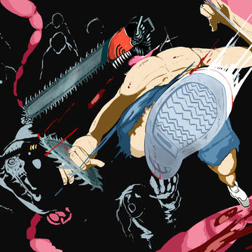 illustration, Chainsaw Man, chainsawman / CHAINSAW  BLOOD