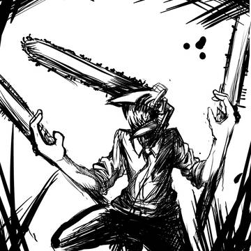 illustration, Denji (Chainsaw Man), Chainsaw Man / 指描きチェーンソーマン