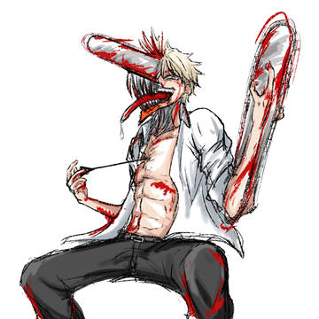 Chainsaw Man, Ibis Paint, illustration / チェンソーマン デンジ