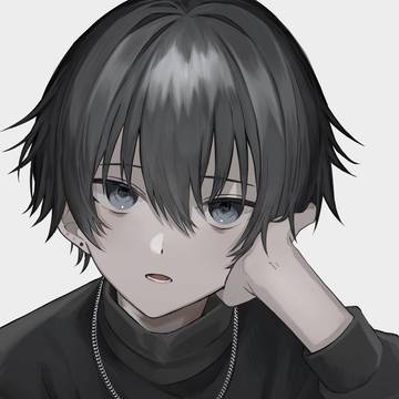 original, creation, black hair / no title