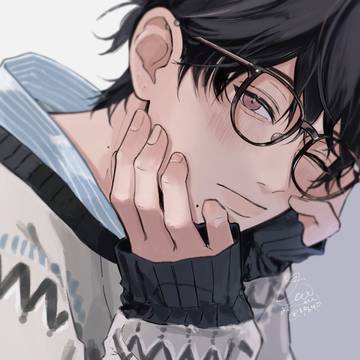 black hair, christa, illustration / no title