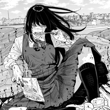 Chainsaw Man, Yor, looks official / 焼き鳥を喰らうヨル