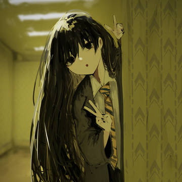 girl, original, mole under the eye / 無題