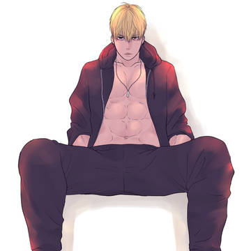 boys love, original bl, male high school student / 【鮫恋】理人の筋肉とコミックス特典情報