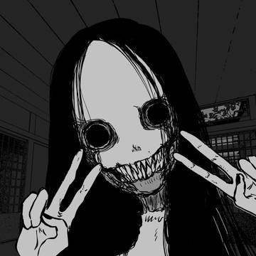 original, double peace sign / 心霊写真へたくそ選手権 / April 18th, 2023