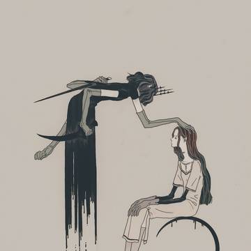 creation, young girl, non-human / Conversation