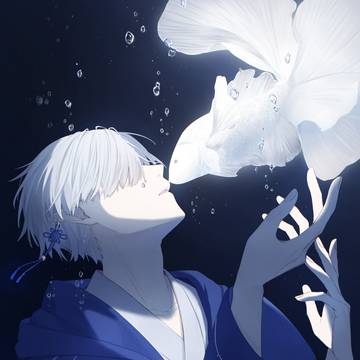 original, creation, boy / 暗闇を照らす月
