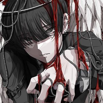 original, piercing, black hair / 酩酊