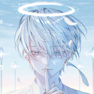 original, white hair, beautiful youth / 天使に道を尋ねてはいけない
