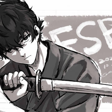doodle, Fate/SamuraiRemnant, Miyamoto Iori (Fate) / 无题