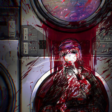 blood, creation, original / コインランドリー
