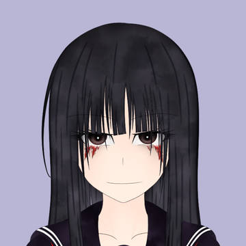 original, high school girl, scar / 女子高生