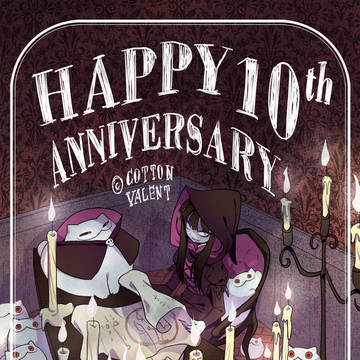 original, CreepyCat, original character / Happy 10th Anniversary